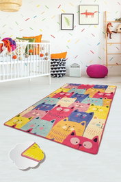 Conceptum Alfombra Cats - Colourful Multicolor 100 x 160 cm